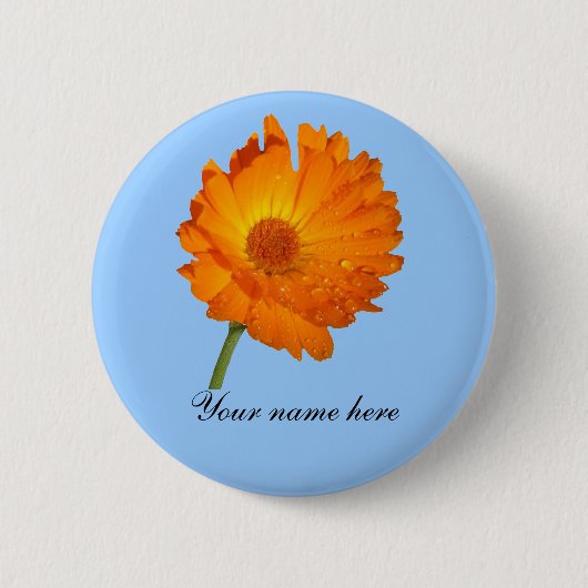 Button - Calendula op stoom (Voorkant)