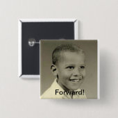 Button campagnecampagne presidentskandidaat Obama (Voorkant /achterkant)