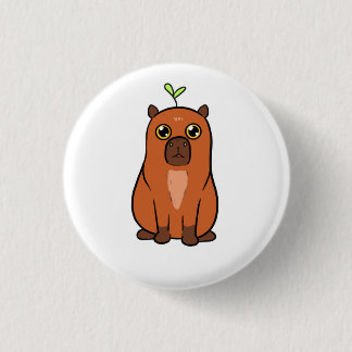 Button / Capybara Schattige