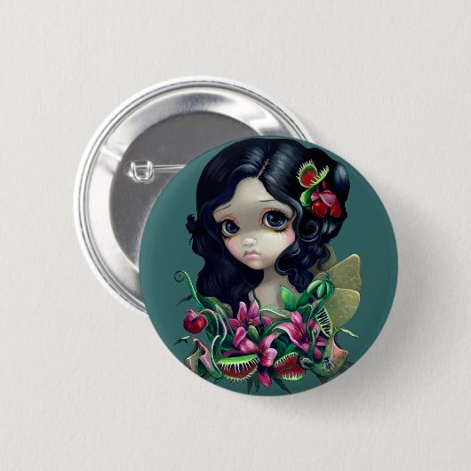 Button "Carnivorous Bouquet Fairy" (Voorkant /achterkant)