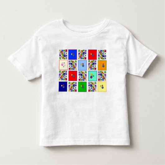 BUTTON CELEBRATION T-shirt (Voorkant)