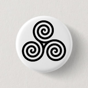 Button Celtic Triskelion (Trisaking)
