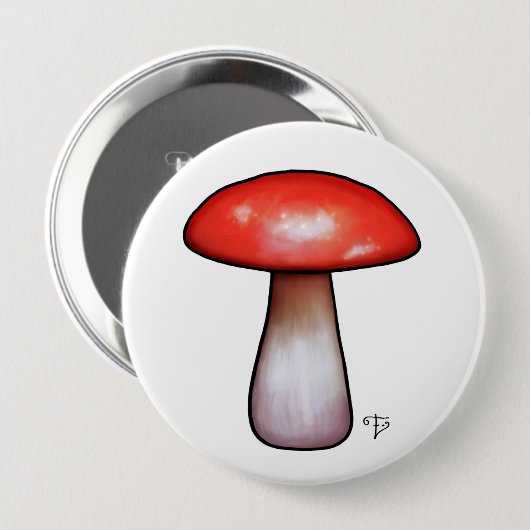 Button champignonworkshop in Elfland (Voorkant /achterkant)