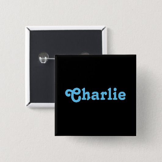 Button Charlie (Voorkant /achterkant)