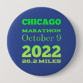 Button Chicago Marathon 2022 (Voorkant)