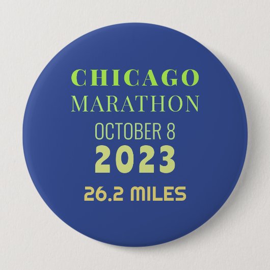 Button Chicago Marathon 2023 (Voorkant)