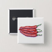 Button Chili Peppers (Voorkant /achterkant)
