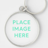 Button Circle Sleutelhanger - Souvenir Gift Design (Voorkant)