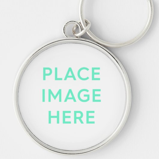 Button Circle Sleutelhanger - Souvenir Gift Design (Voorkant)