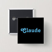Button Claude (Voorkant /achterkant)