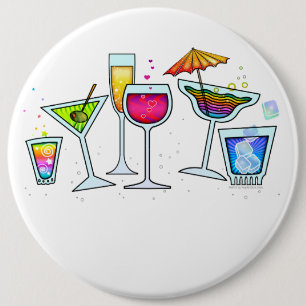 BUTTON COCKTAIL GLASSES
