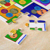 Button Collage Legpuzzel (Zijkant)