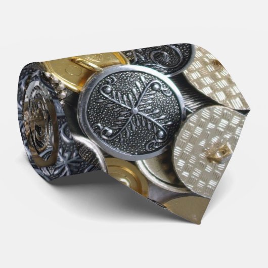 Button collectie stropdas (Opgerold)