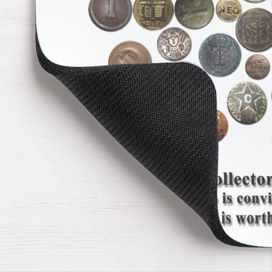 Button Collector Muismat (Hoek)