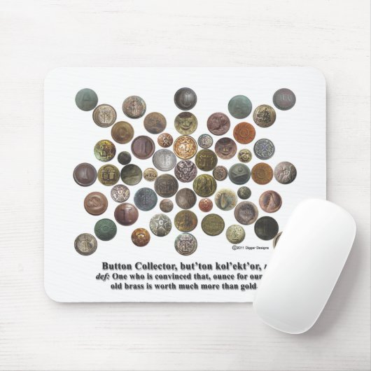 Button Collector Muismat (Met muis)