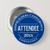 Button conferentietoegangspasje (Voorkant /achterkant)