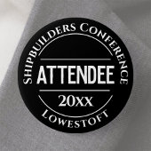 Button conferentietoegangspasje