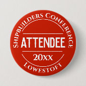 Button conferentietoegangspasje (Voorkant)
