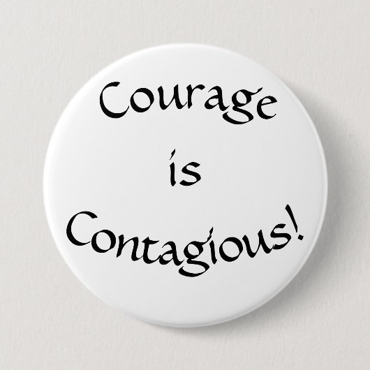 Button, Courage is besmettelijke Button (Voorkant)