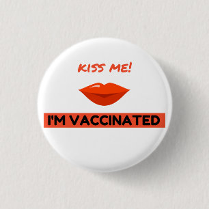 Button COVID-19: "Kus me ik ben gevaccineerd"
