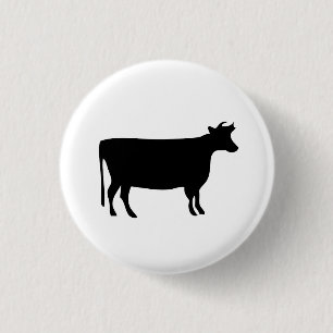 Button "Cow" Pictogram