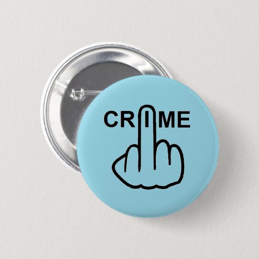 Button Crime Flip (Voorkant /achterkant)