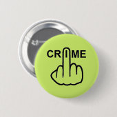 Button Crime Flip (Voorkant /achterkant)