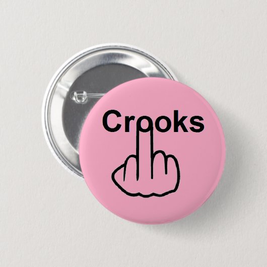 Button Crooks Flip (Voorkant /achterkant)