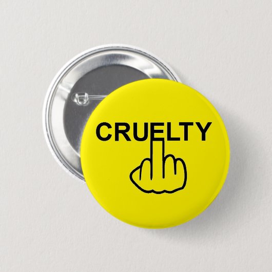 Button Cruelty Flip (Voorkant /achterkant)