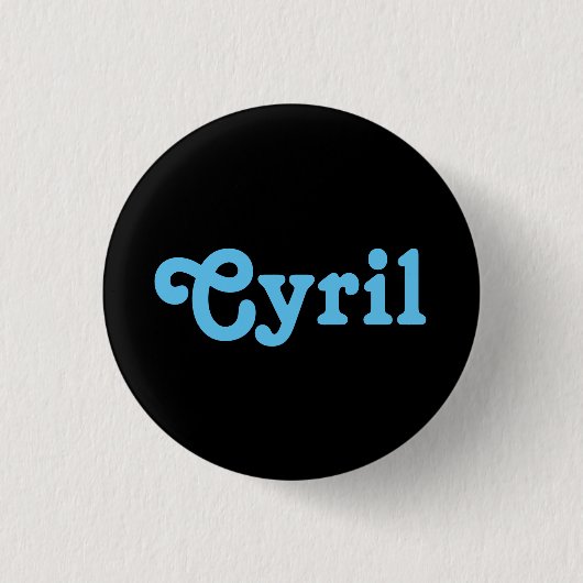 Button Cyril (Voorkant)