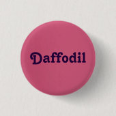 Button Daffodil (Voorkant)
