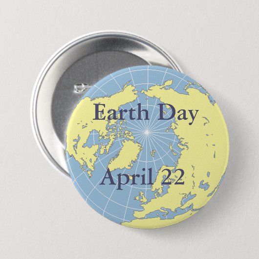 Button - Dag van de Aarde (Voorkant /achterkant)