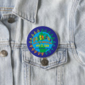 Button ~ Dag van de Aarde "Plant een boom..." (In situ)