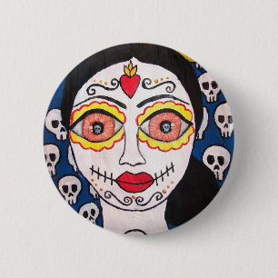 Button Dag van de Doden "Mi Catrina"