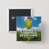 Button - de Cornfield Resistentie (Voorkant /achterkant)