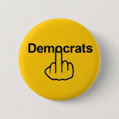 Button-democraten Ronde Button 5,7 Cm (Voorkant)
