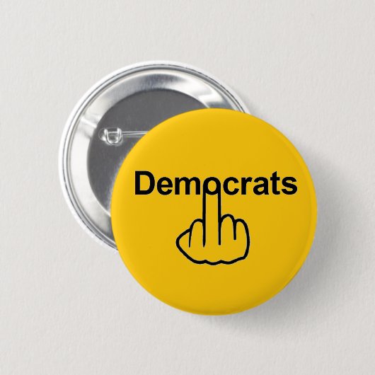Button-democraten Ronde Button 5,7 Cm (Voorkant /achterkant)