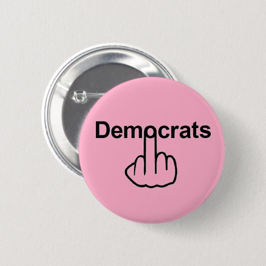 Button-democraten Ronde Button 5,7 Cm (Voorkant /achterkant)
