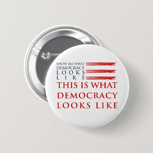 Button Democratieronde (Voorkant /achterkant)