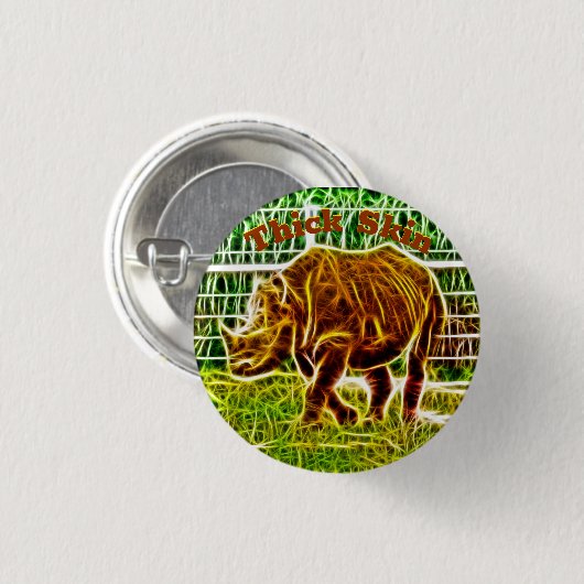 Button dikke huiduitslag Rijntekening (Voorkant /achterkant)