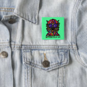 Button "Dope Evolution" op het plein (In situ)
