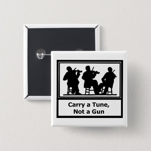 Button - Draag een duin, geen Pistool (Voorkant /achterkant)