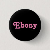 Button Ebony (Voorkant)