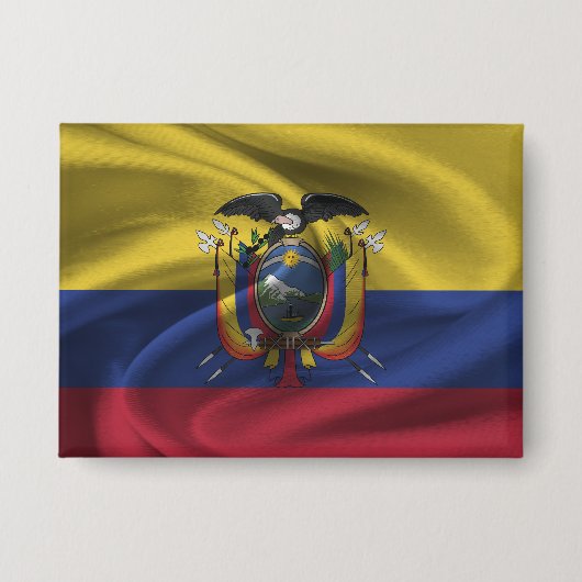 Button Ecuador-vlag (Voorkant)