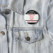 Button-een gezond Relatie heeft... Ronde Button 5,7 Cm (In situ)