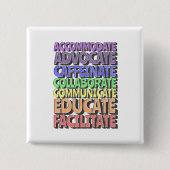 Button - Een lerarendag: opleiden (Voorkant)