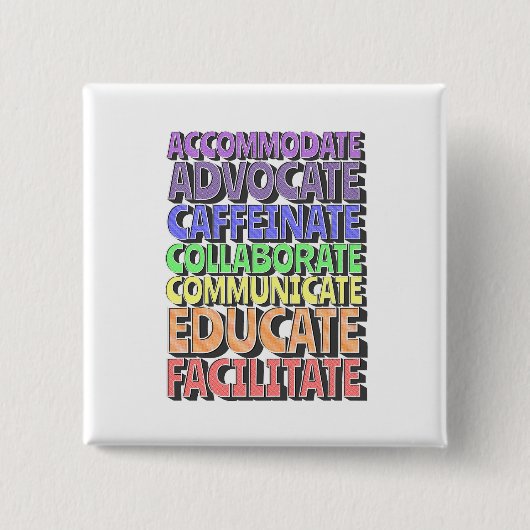 Button - Een lerarendag: opleiden (Voorkant)