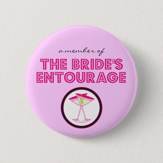 Button "Een lid van de Bride's Entourage" (Voorkant)