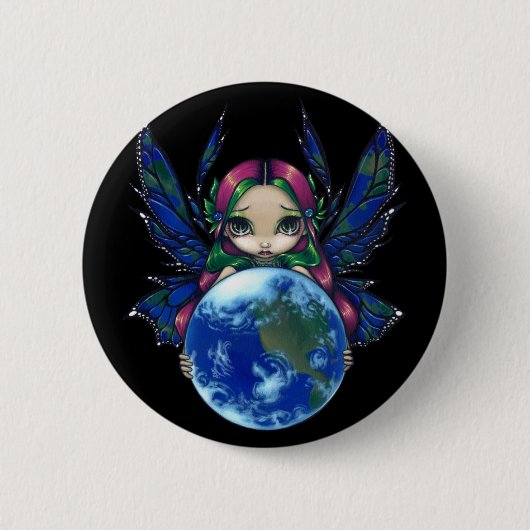 Button "Een wereld in goede handen" (Voorkant)