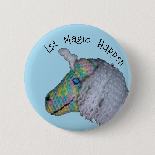 Button - Eenhoorn Magic in kleur (Voorkant)